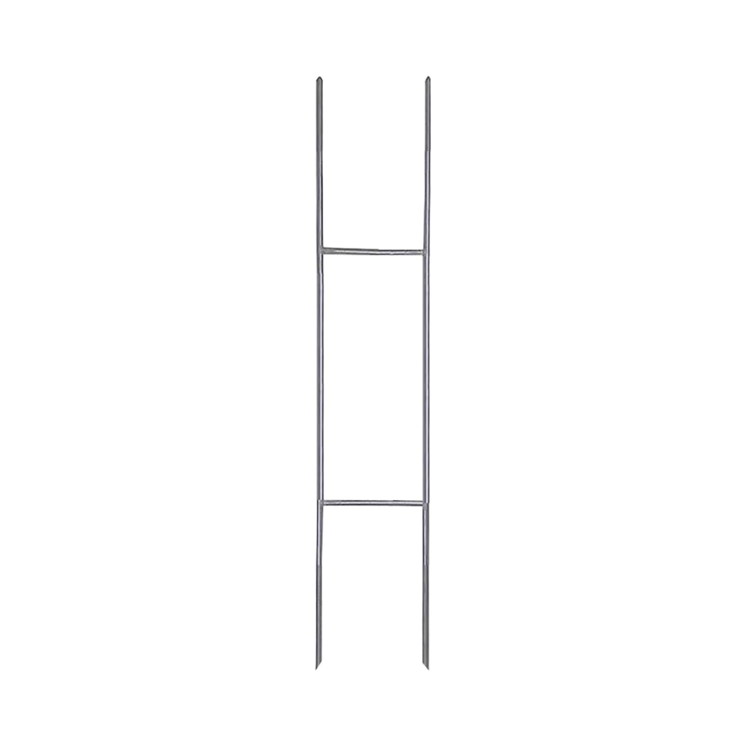 Western Steel & Wire 6×30 inch H Stakes for Corrugated Plastic Yard Signs