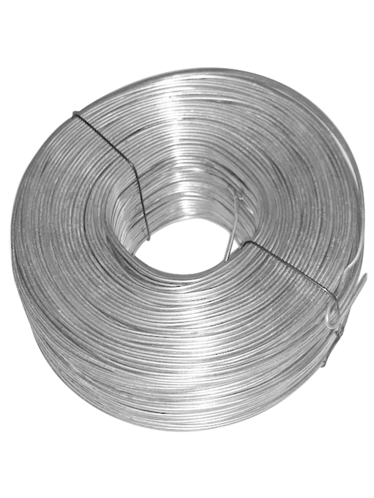 Western Steel & Wire #16 Galvanized Annealed Tie Wire 3.5 lb Coil 340 ft – Zinc Coated Rebar Tie, Bendable Galvanized Roll - Oil-Free Mechanic Roll  for Construction, Garden, Fencing Use