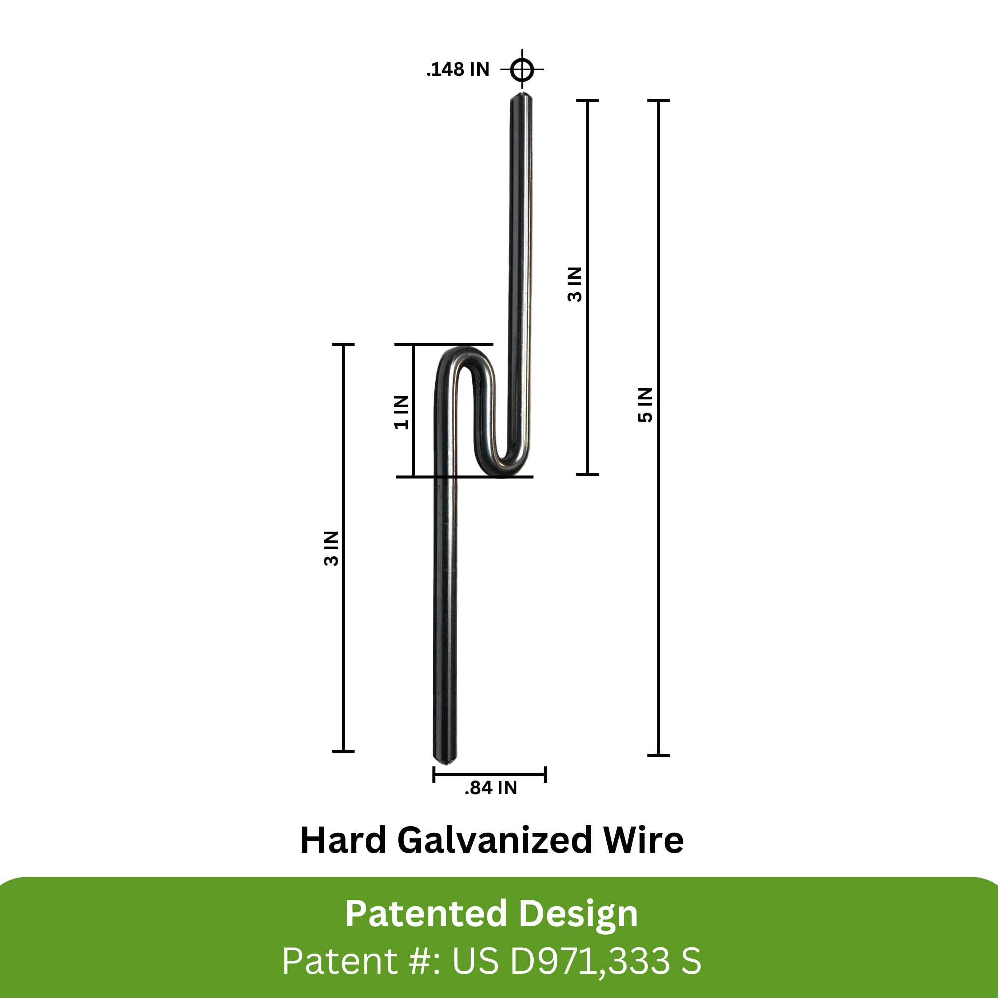 Western Steel & Wire Rider Pins - Stacking Pins for Corrugated Plastic Signs - Image 5