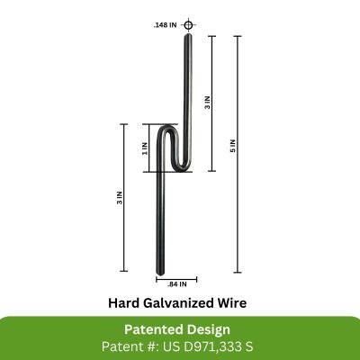 Western Steel & Wire Rider Pins - Stacking Pins for Corrugated Plastic Signs - Image 5