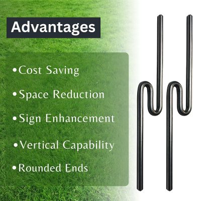 Western Steel & Wire Rider Pins - Stacking Pins for Corrugated Plastic Signs - Image 6